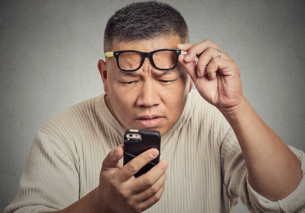 Nhìn mờ biểu hiện của của đục thủy tinh thể